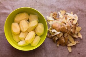 How long do Peeled potatoes last in the fridge
