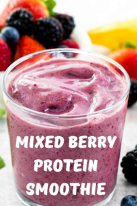 Mixed Berry Protein Smoothie
