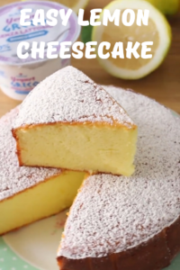 Easy Lemon Cheesecake