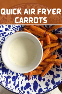 Air fryer carrots 