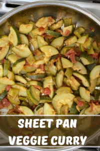 Sheet Pan veggie curry