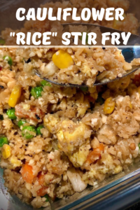 Cauliflower "Rice" Stir Fry