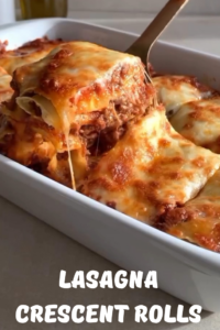 Lasagna Crescent Rolls