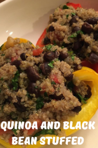 Quinoa and Black Bean Stuffed