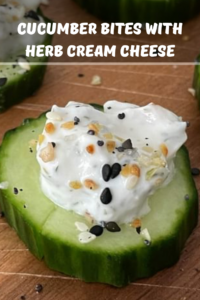 Cucumber Bites with Herb Cream Cheese