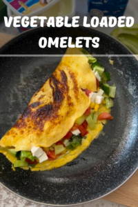 Vegetable Loaded Omelets