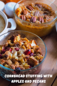 Cornbread Stuffing with Apples and Pecans