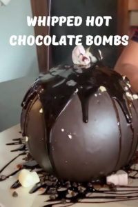 Whipped Hot Chocolate Bombs