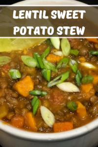Lentil sweet potato stew