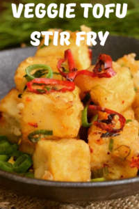 Veggie stir fry tofu