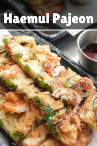 Haemul Pajeon (Seafood Scallion Pancakes)