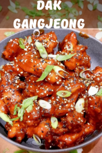 Dak Gangjeong (Crispy Sweet and Spicy Chicken)