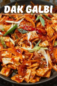 Dak Galbi (Spicy Stir-Fried Chicken)