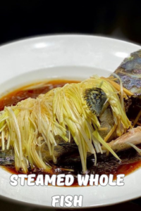 Steamed Whole Fish (with Ginger and Scallions)