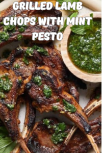Grilled Lamb Chops With Pesto