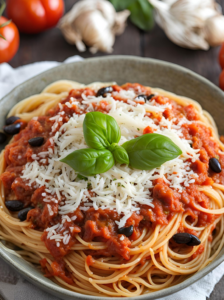 Spaghetti with Marinara Sauce