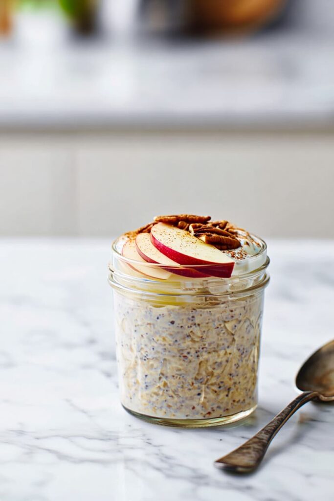 Healthy Apple Cinnamon Overnight Oats