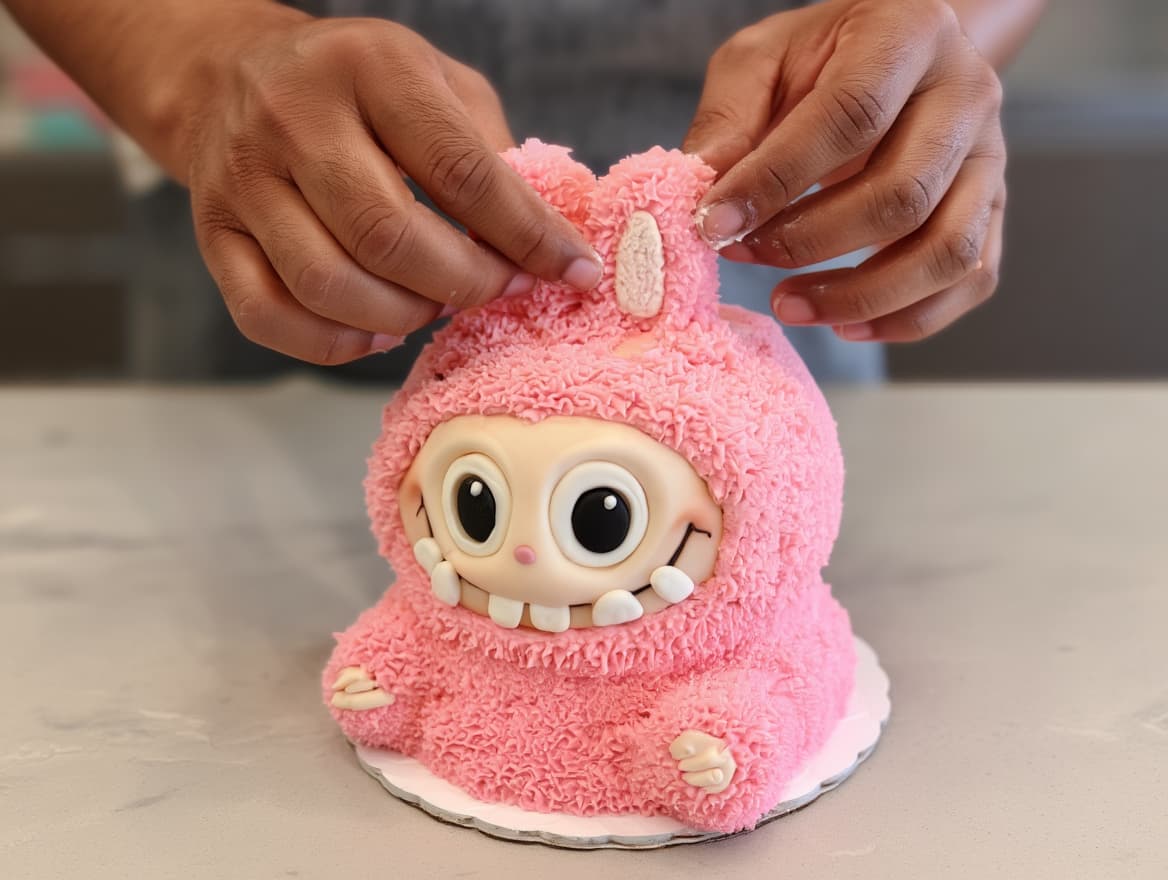 Simple Labubu Cake Recipe Design