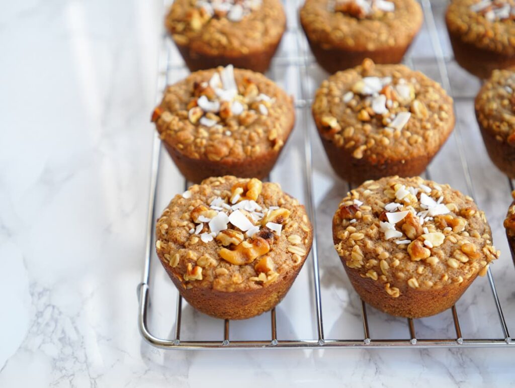 Healthy Banana Protein Muffins