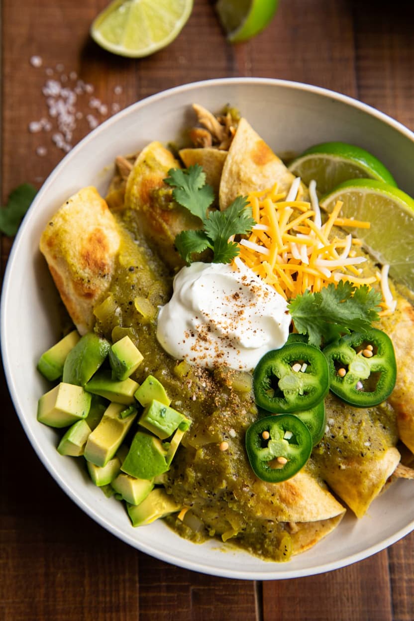 Chicken Enchiladas Verde