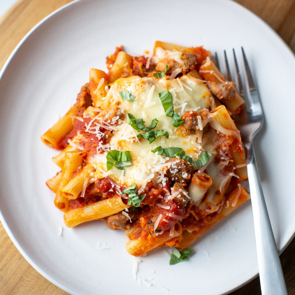 Baked Ziti with Cheeses