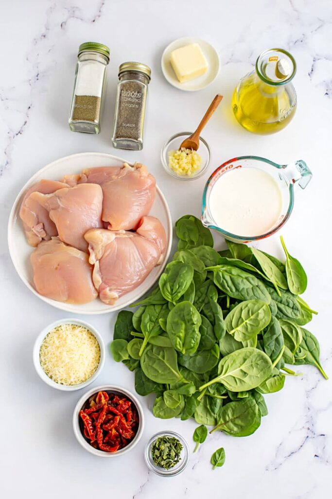 Tasty Creamy Tuscan Chicken Thighs
