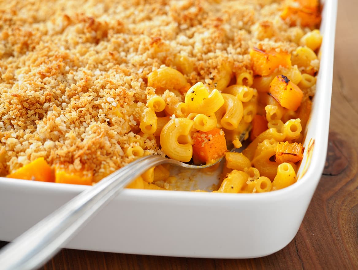 Vegetarian Butternut Squash Mac and Cheese