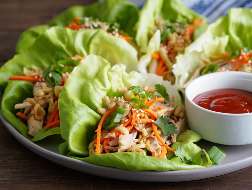 Asian Turkey Lettuce Wraps