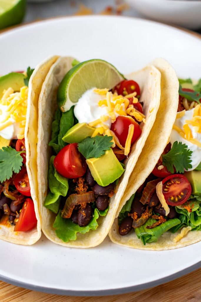 Budget-Friendly Black Bean Tacos