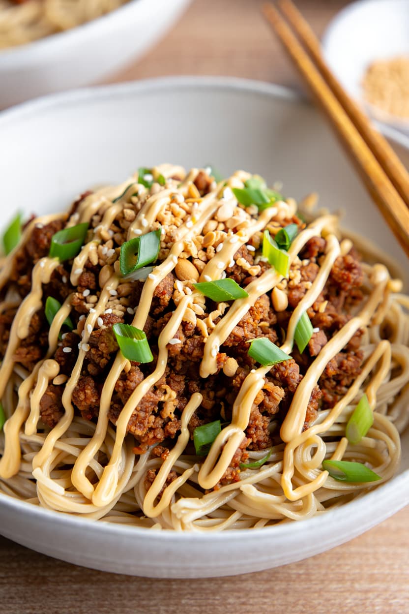 Ground Pork Dan Dan Noodles