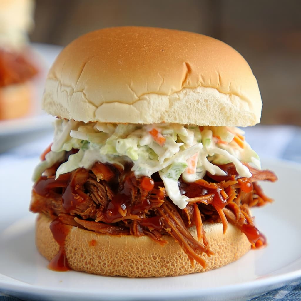 Slow Cooker Pulled Pork Sliders