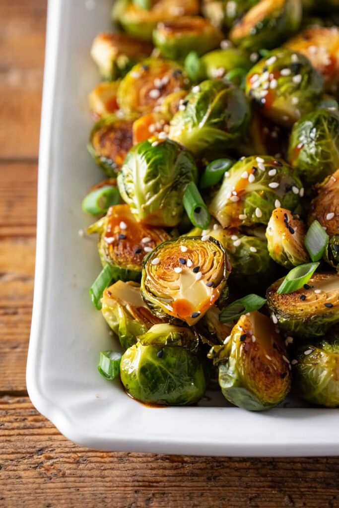 Honey Sriracha Brussels Sprouts