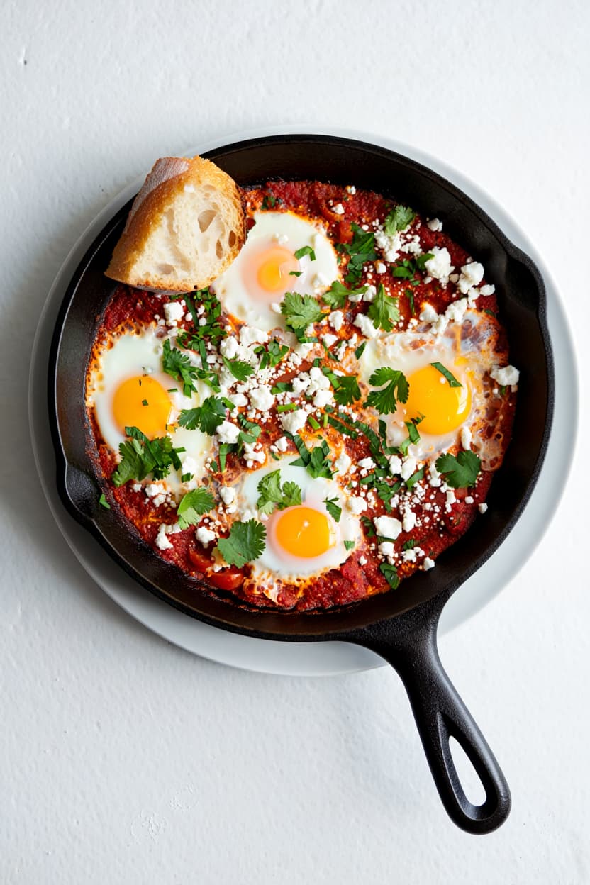 Shakshuka with Feta and Herbs