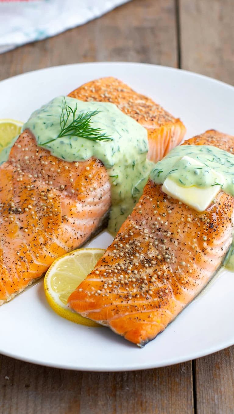 Swedish Salmon with Dill Sauce (Lax med Dillsås)