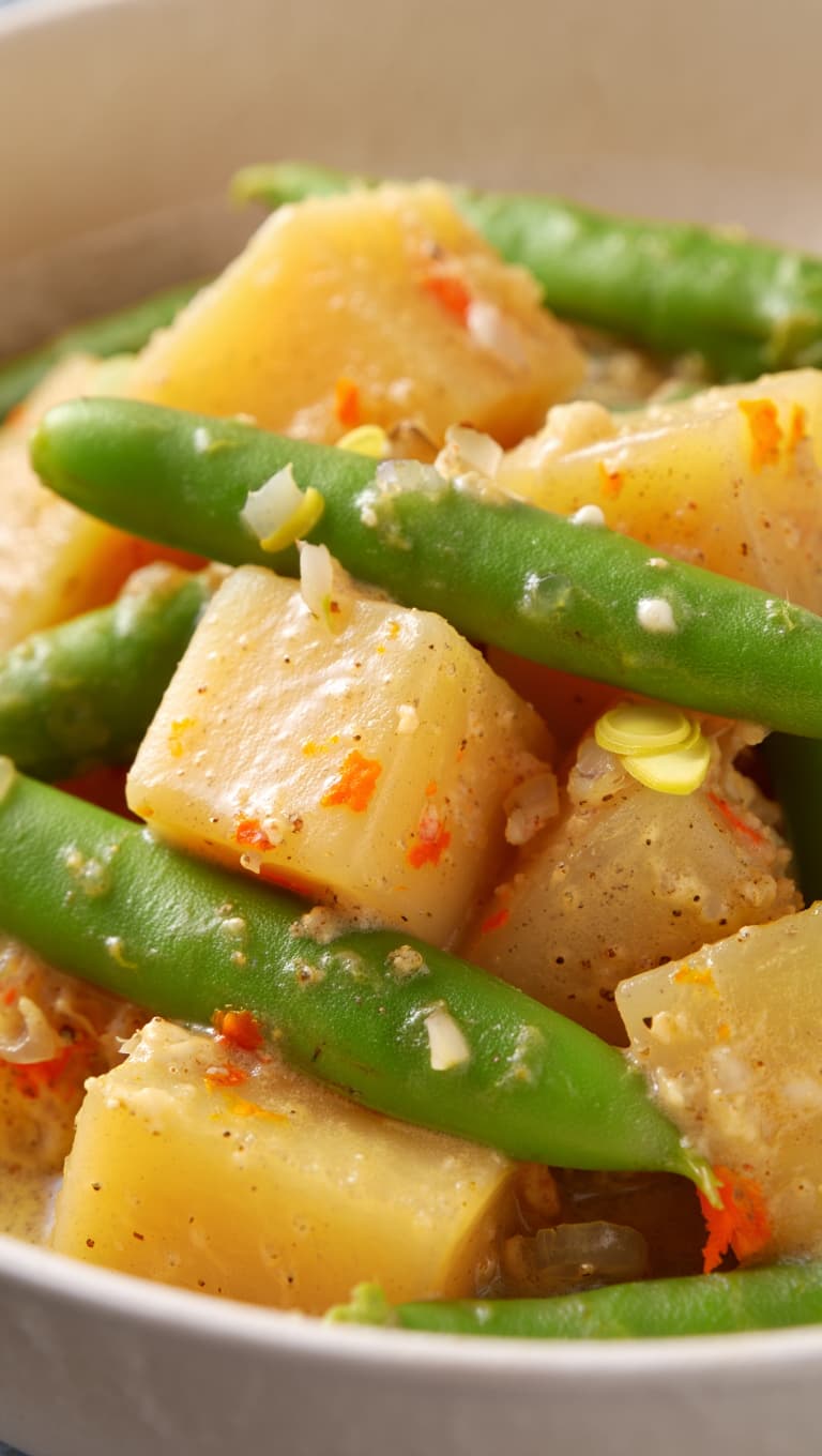 Ginataang Sitaw at Kalabasa (Vegetables in Coconut Milk)
