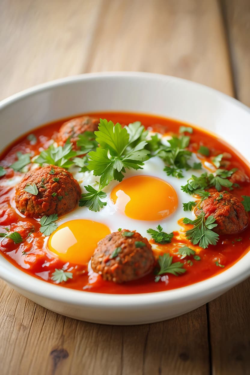 Moroccan Meatball Tagine (Kefta Tagine)