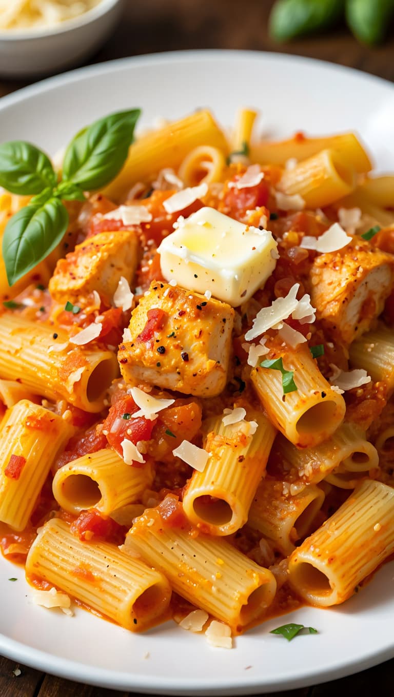 Spicy Chicken Rigatoni