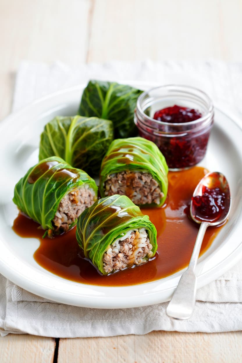 Swedish Cabbage Rolls (Kåldolmar)