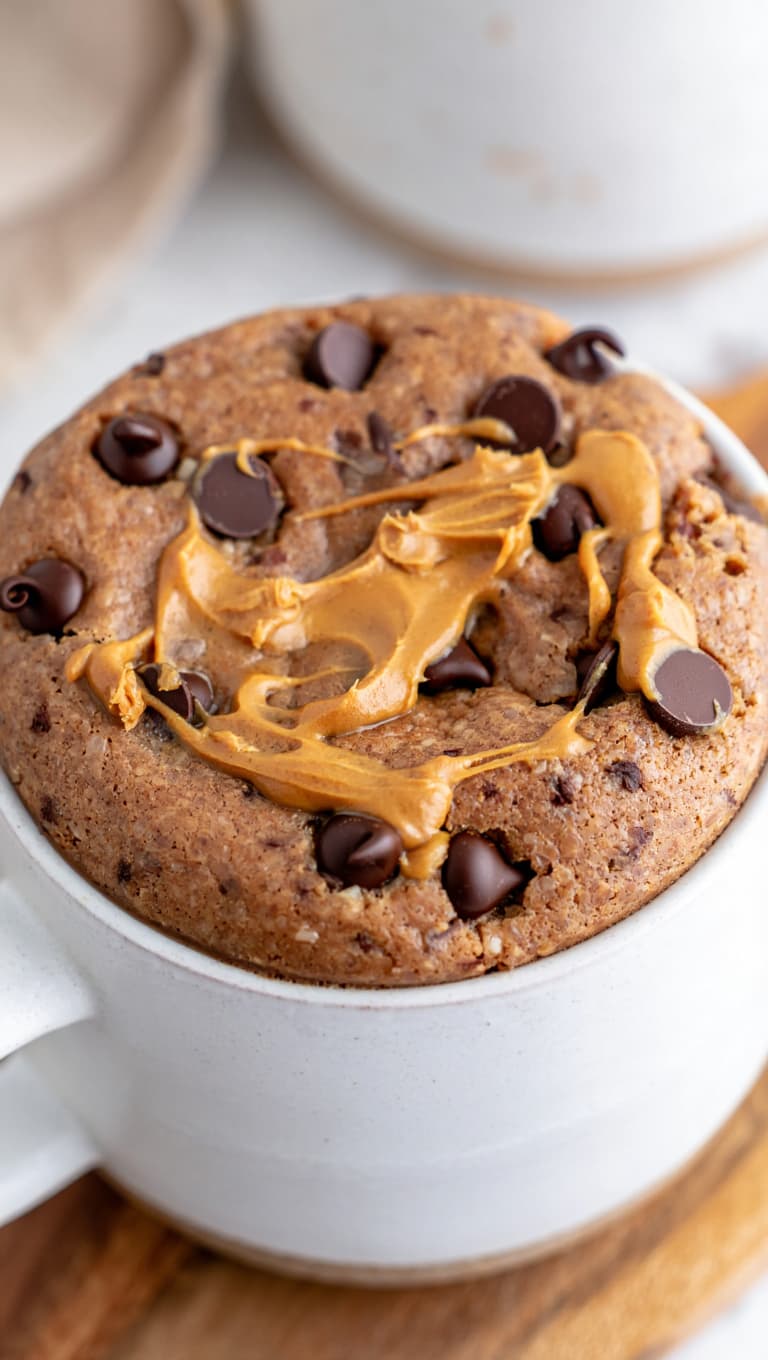 Chocolate Peanut Butter Mug Cake