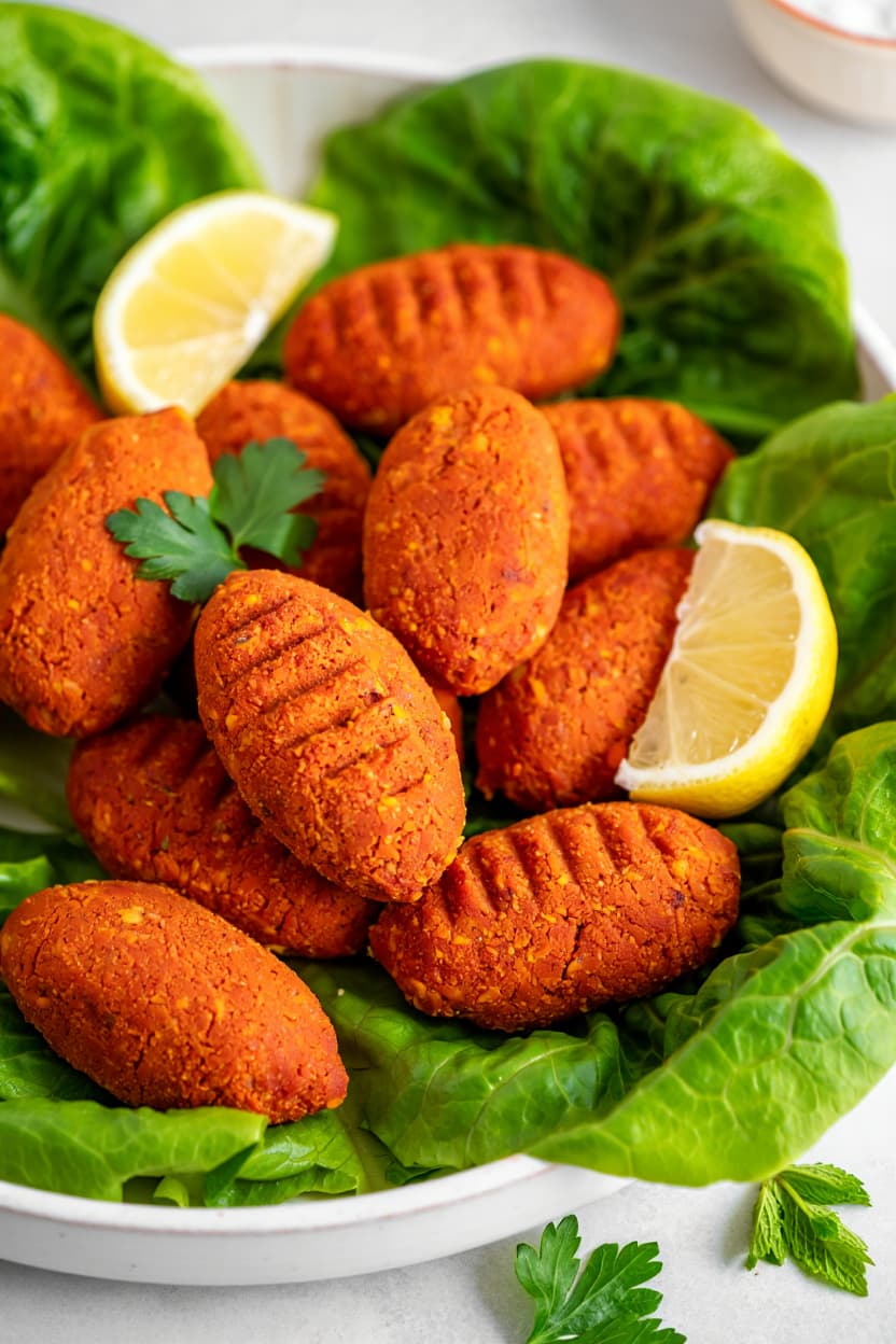 Mercimek Köftesi (Red Lentil Köfte - Vegetarian)