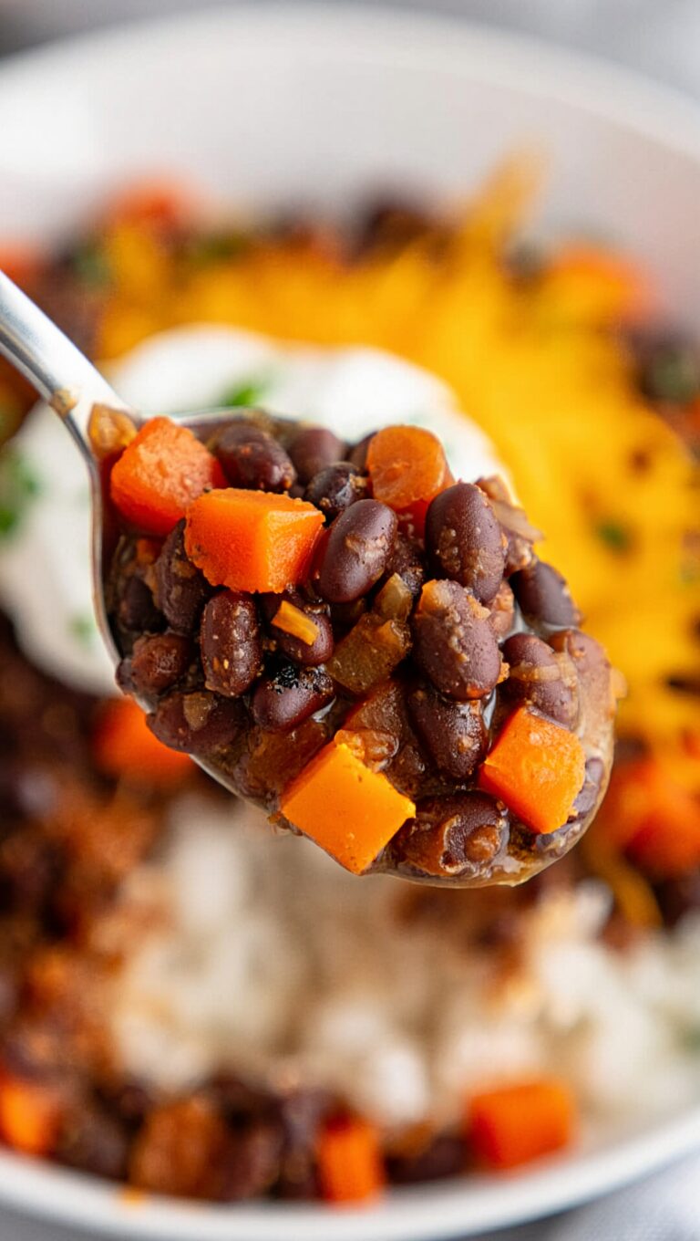 Slow-Simmered Black Bean and Carrot Rice Bowls