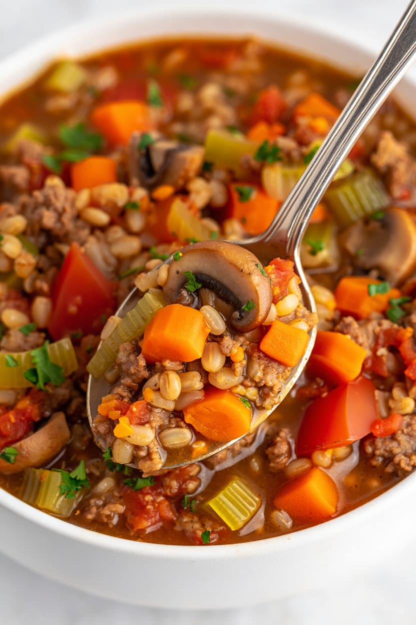 Asian-Inspired Ginger Beef Soup