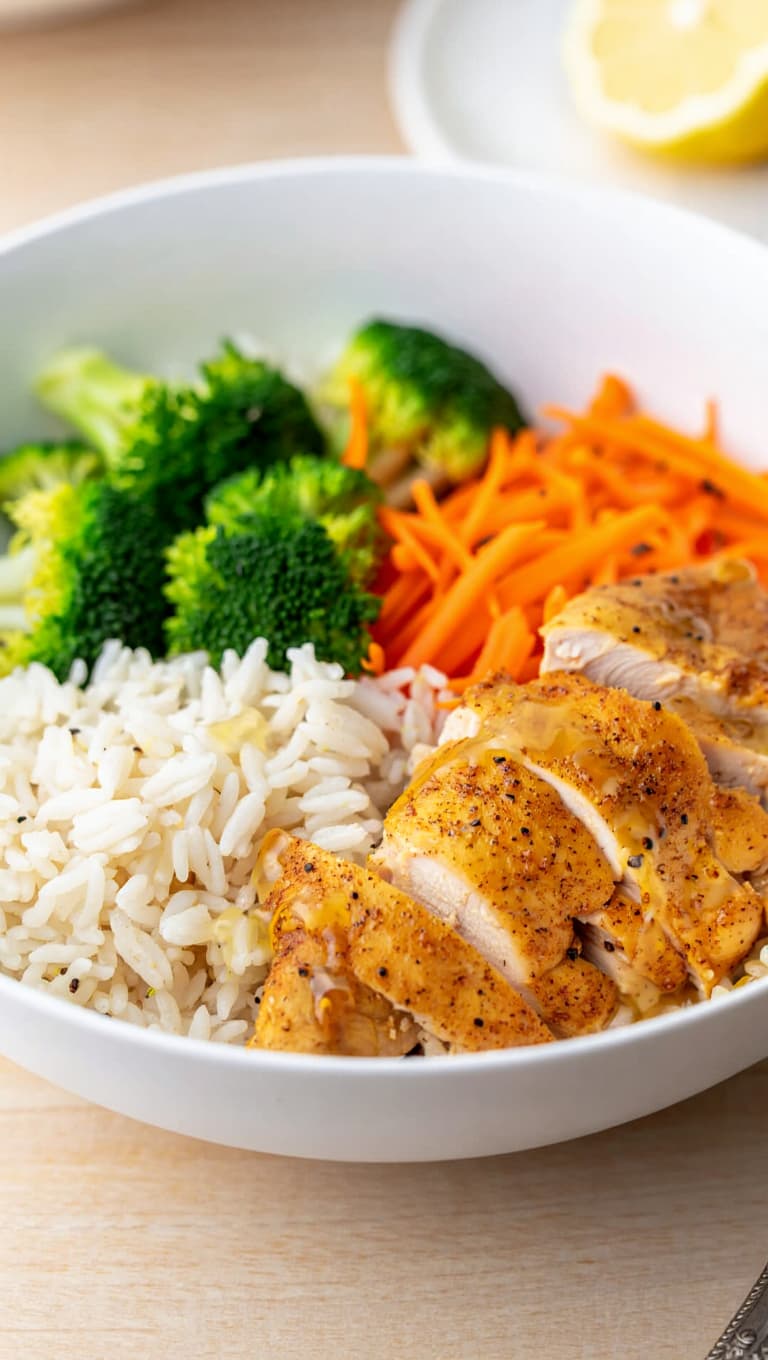 Chicken and Rice Meal Prep Bowls