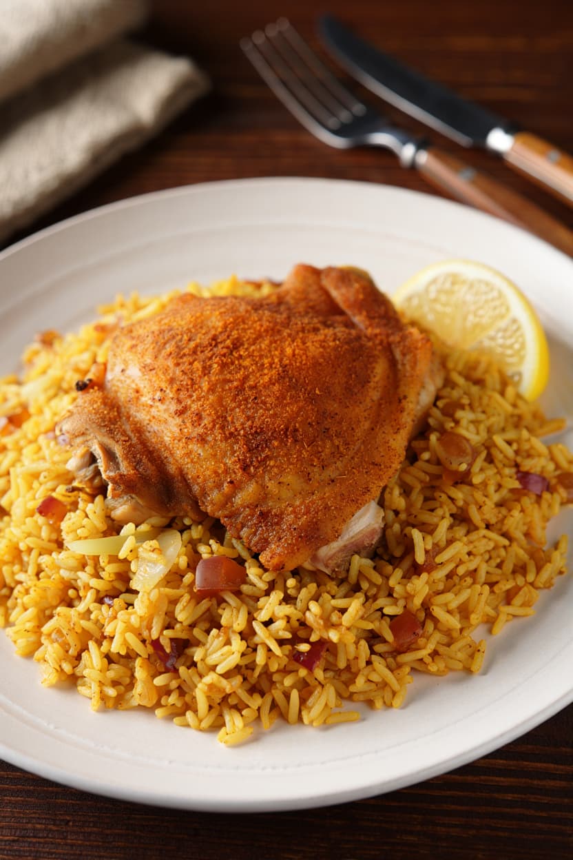 Easy Weeknight Dinner, Chicken & Rice: