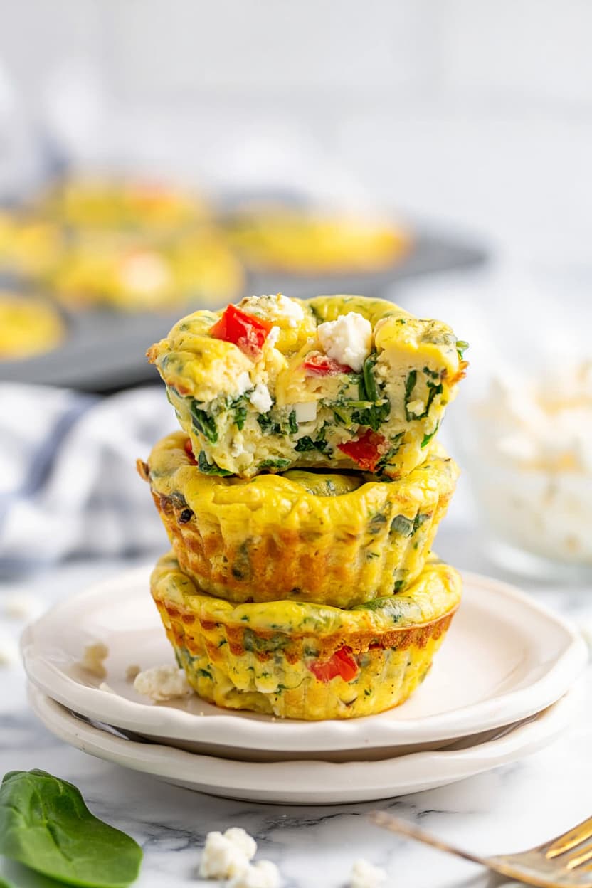 Spinach and Feta Egg Muffin Cups