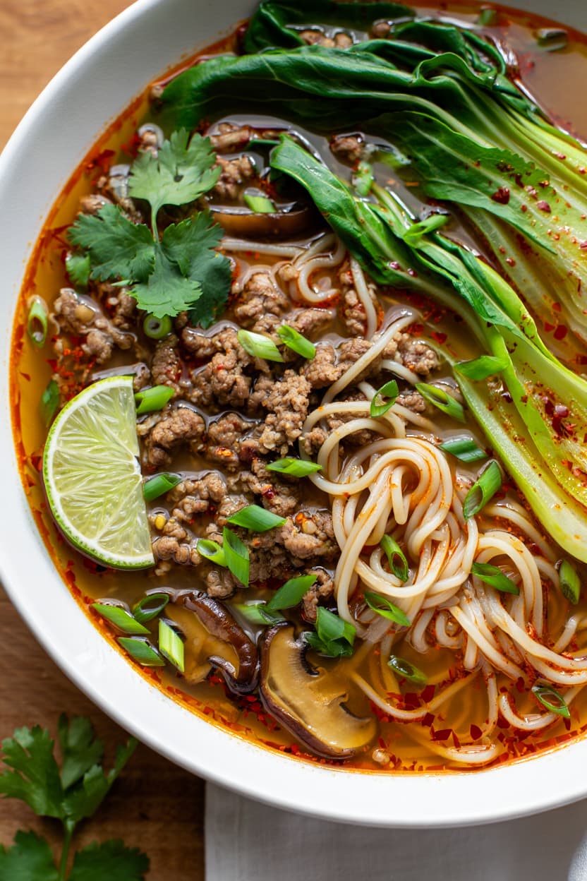 Asian-Inspired Ginger Beef Soup