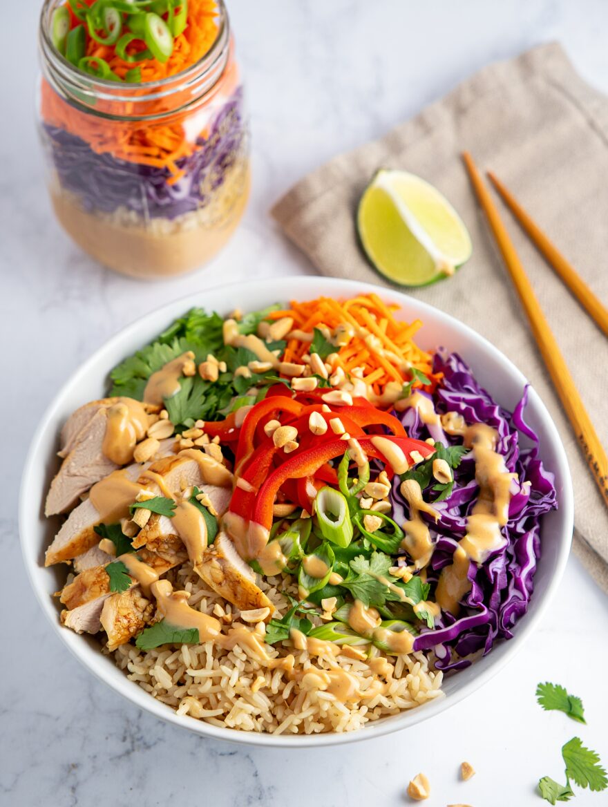Thai Peanut Chicken Jar