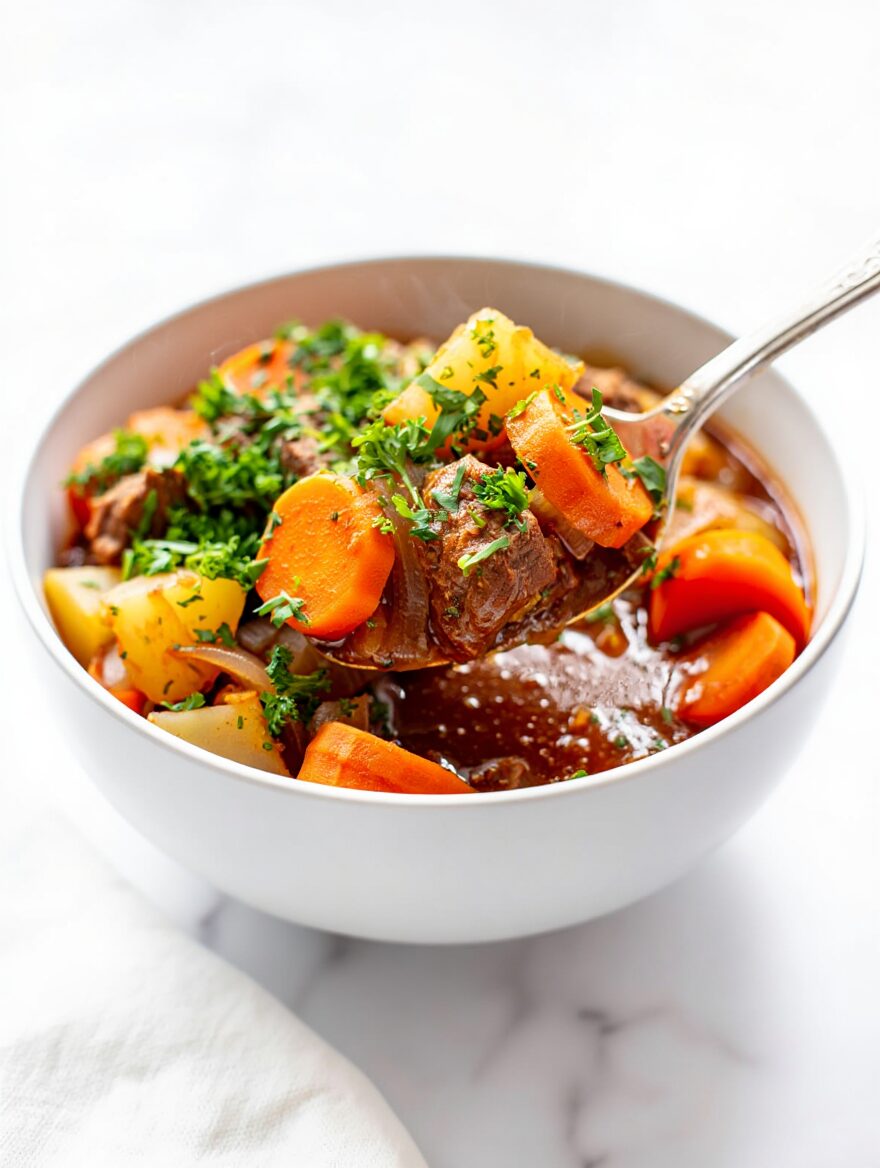 Slow Cooker Beef and Vegetable Stew