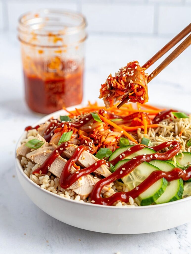Spicy Kimchi Chicken Jar