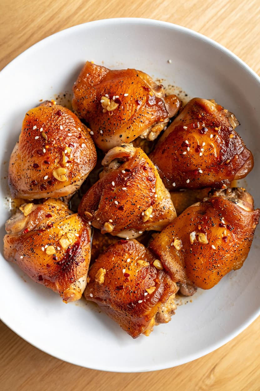 Baked Honey Garlic Chicken Thighs (Budget Family Dinner with Big Flavor)
